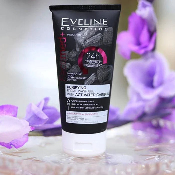 Eveline Cosmetics - Facemed+ Purifying Facial Wash Activated Carbon (Original)