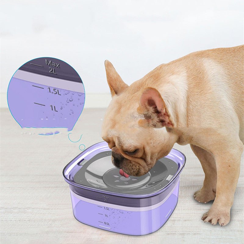 Pet Dog Floating Water Bowl