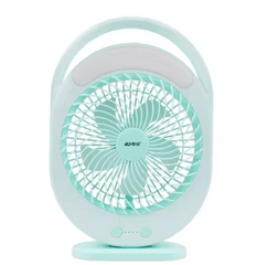 Rechargeable Fan with LED Light