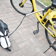 Stainless Steel Bike Leash for Dogs