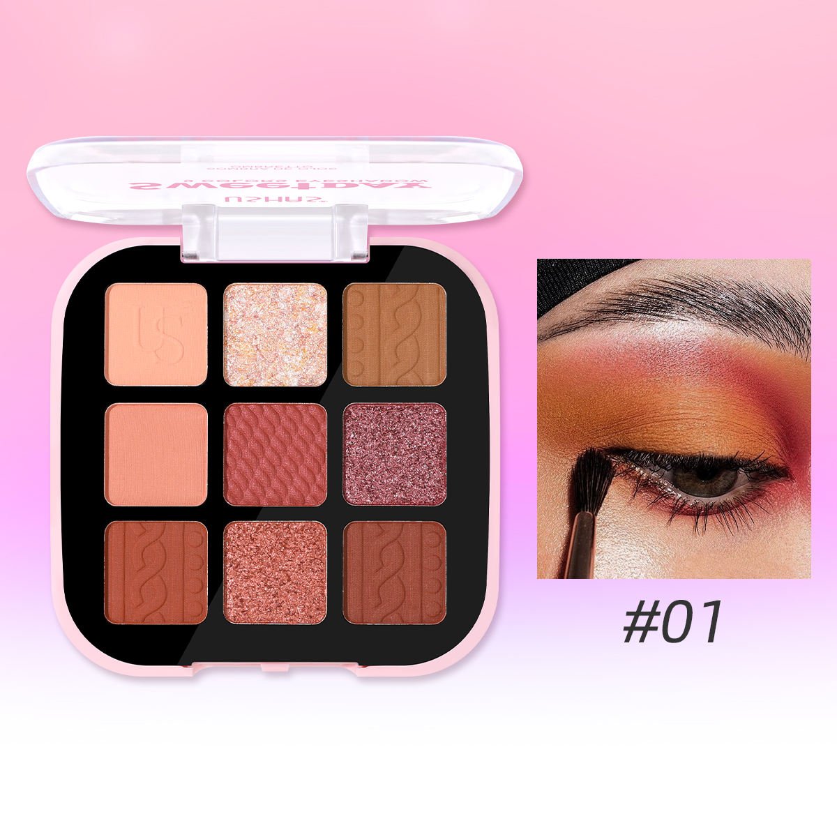 Ushas - Sweetday 9 Colors Eyeshadow (Original)
