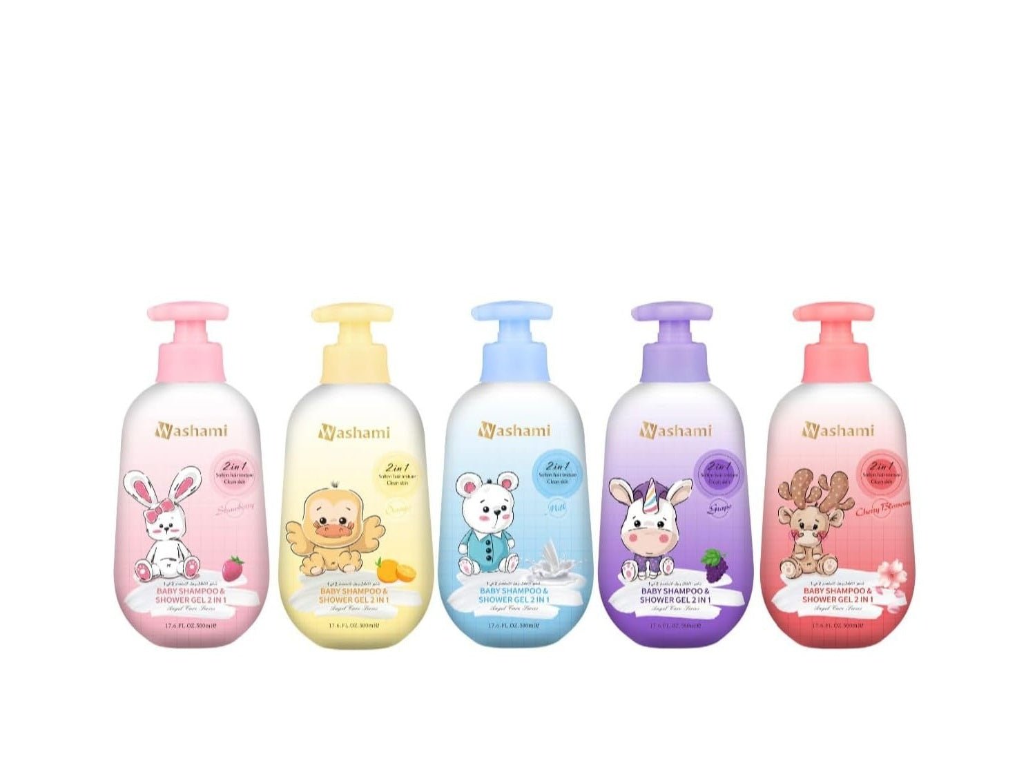 Washami - 2-in-1 Baby Shampoo Shower Gel (Original)